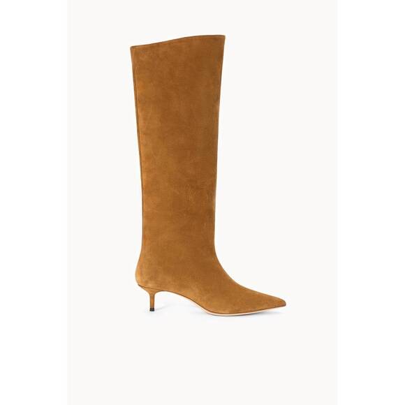 STAUD Shoes - NEW STAUD women's sebastian kitten heel boot in tan